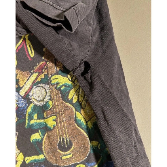 Vtg Jimmy Buffet "Fruitcakes on Tour"1994 Tultex T Shirt Large 90's Concert - Picture 8 of 14